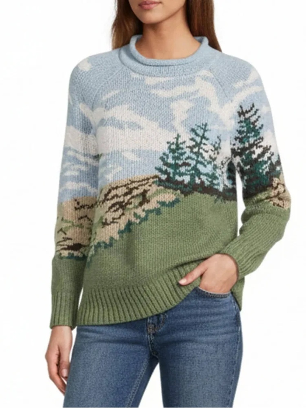 L. L. Bean rollneck sweater